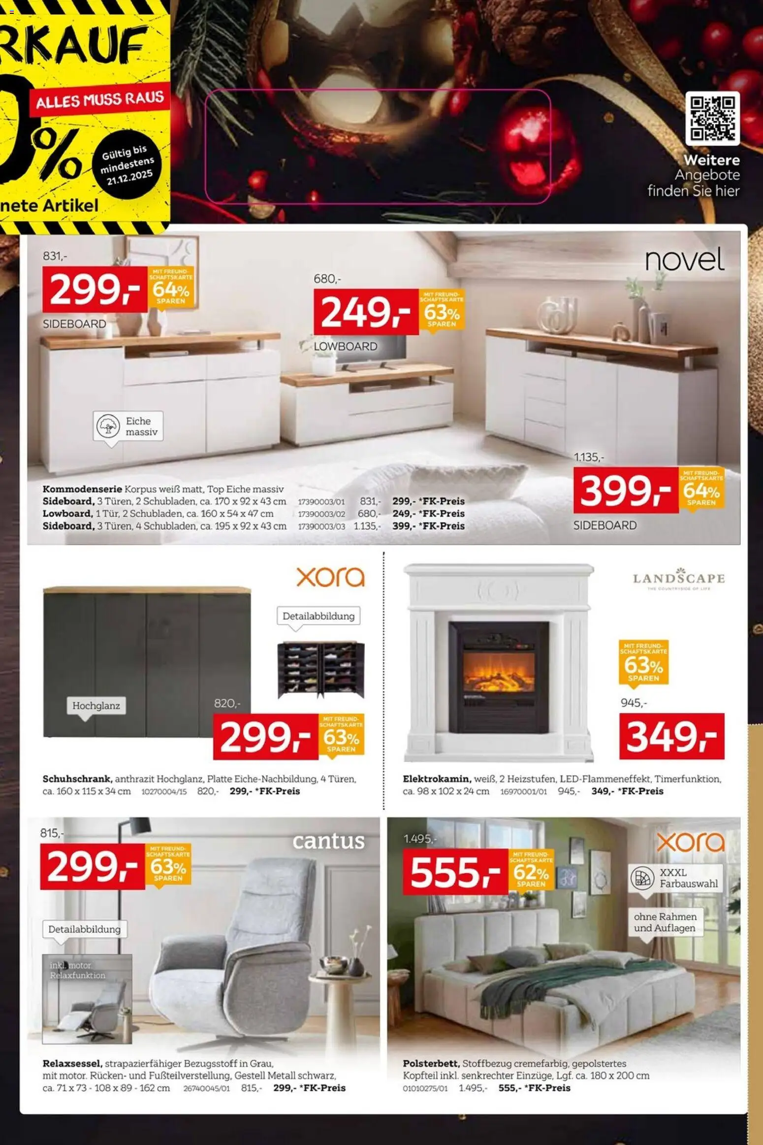 XXXL Lutz Frohe Weihnachten – gültig ab 30.11.2025 | Seite: 7 | Produkte: Top, Sideboard, Lowboard