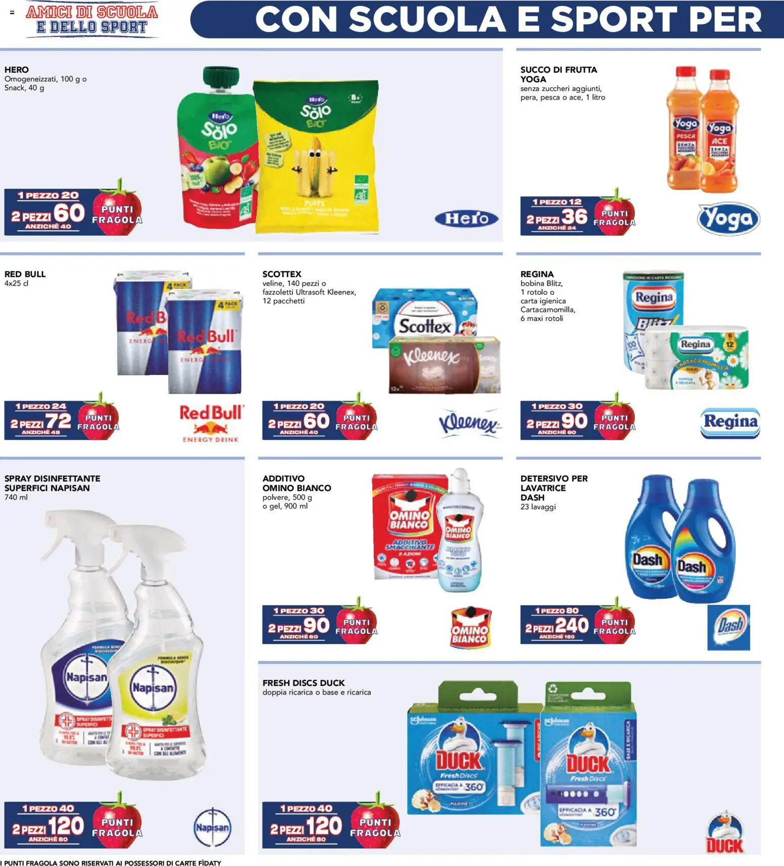 Volantino Esselunga S del 07.11.2025 | Pagina: 5 | Prodotti: Spray disinfettante, Succo, Frutta, Red Bull