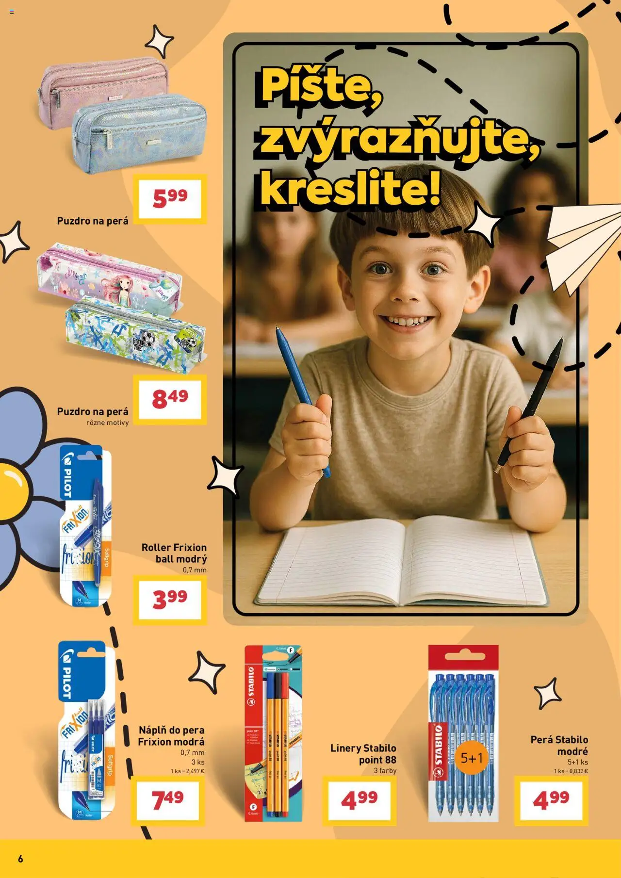 Billa zvoní na školské nákupy │ platný od 30.07.2025 | Strana: 6 | Produkty: Puzdro