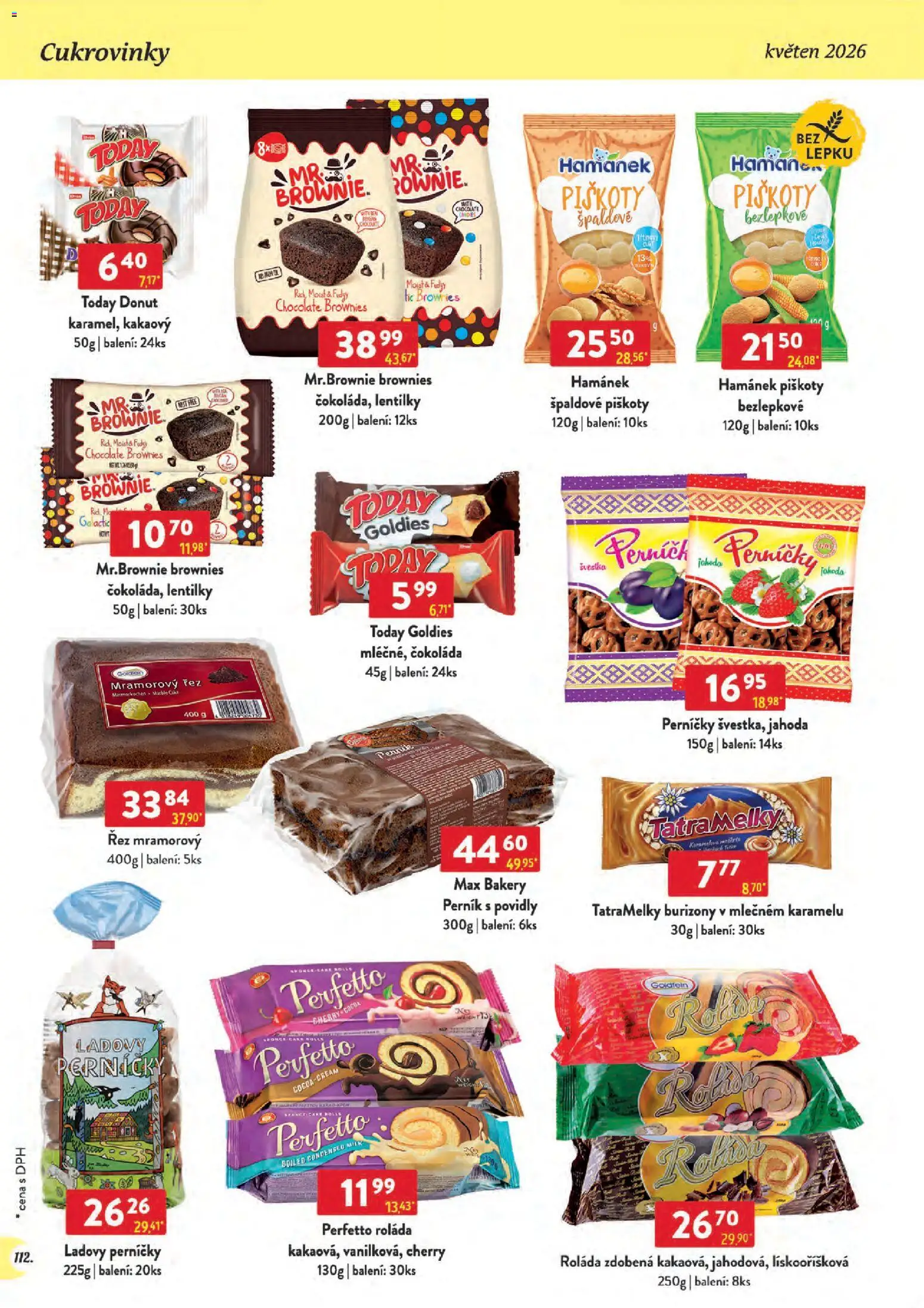 Astur & Qanto leták - Velkoobchod 05/2026 od 01.05.2026 | Strana: 112 | Produkty: Čokoláda, Burizony, Hamánek, Lentilky