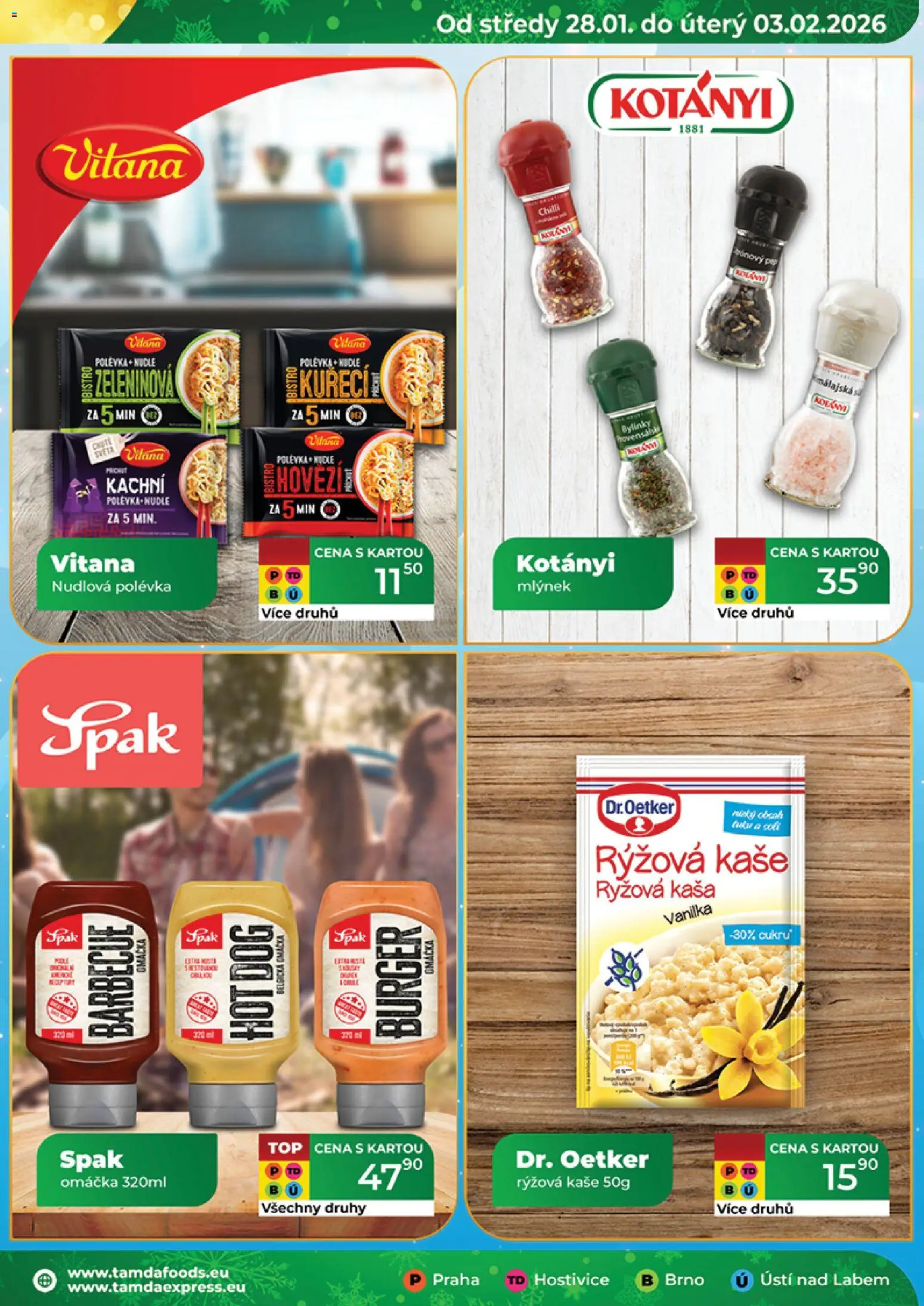 Tamda Foods leták od 28.01.2026 | Strana: 11 | Produkty: Hovězí, Mlýnek, Kaše, Nudle