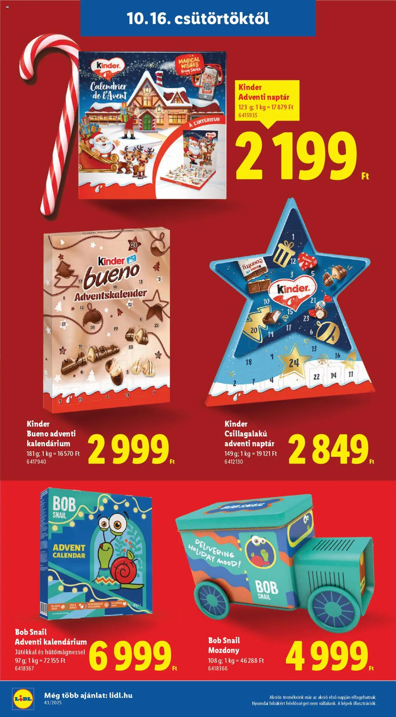 Lidl akciós ujság - amely érvényes a következő dátumtól: 16.10.2025 | Oldal: 18