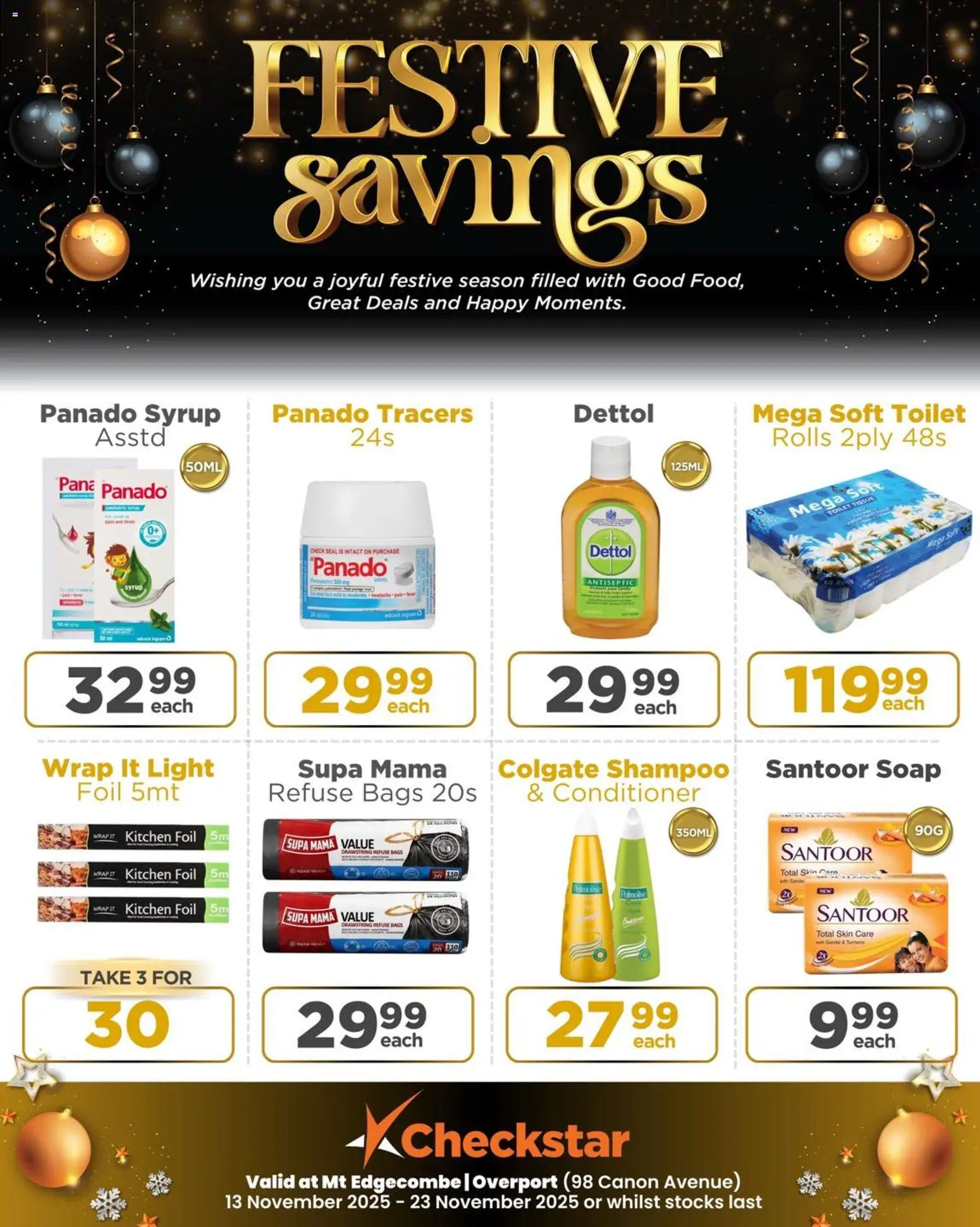 New Check Star catalogue – valid from 13.11.2025 | Page: 7 | Products: Shampoo, Conditioner, Refuse bags, Syrup