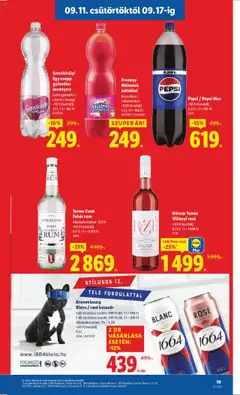 Lidl akciós ujság - amely érvényes a következő dátumtól: 11.09.2025 | Oldal: 19 | Termékek: Fehér rum, Rum, Citrom, Mangó