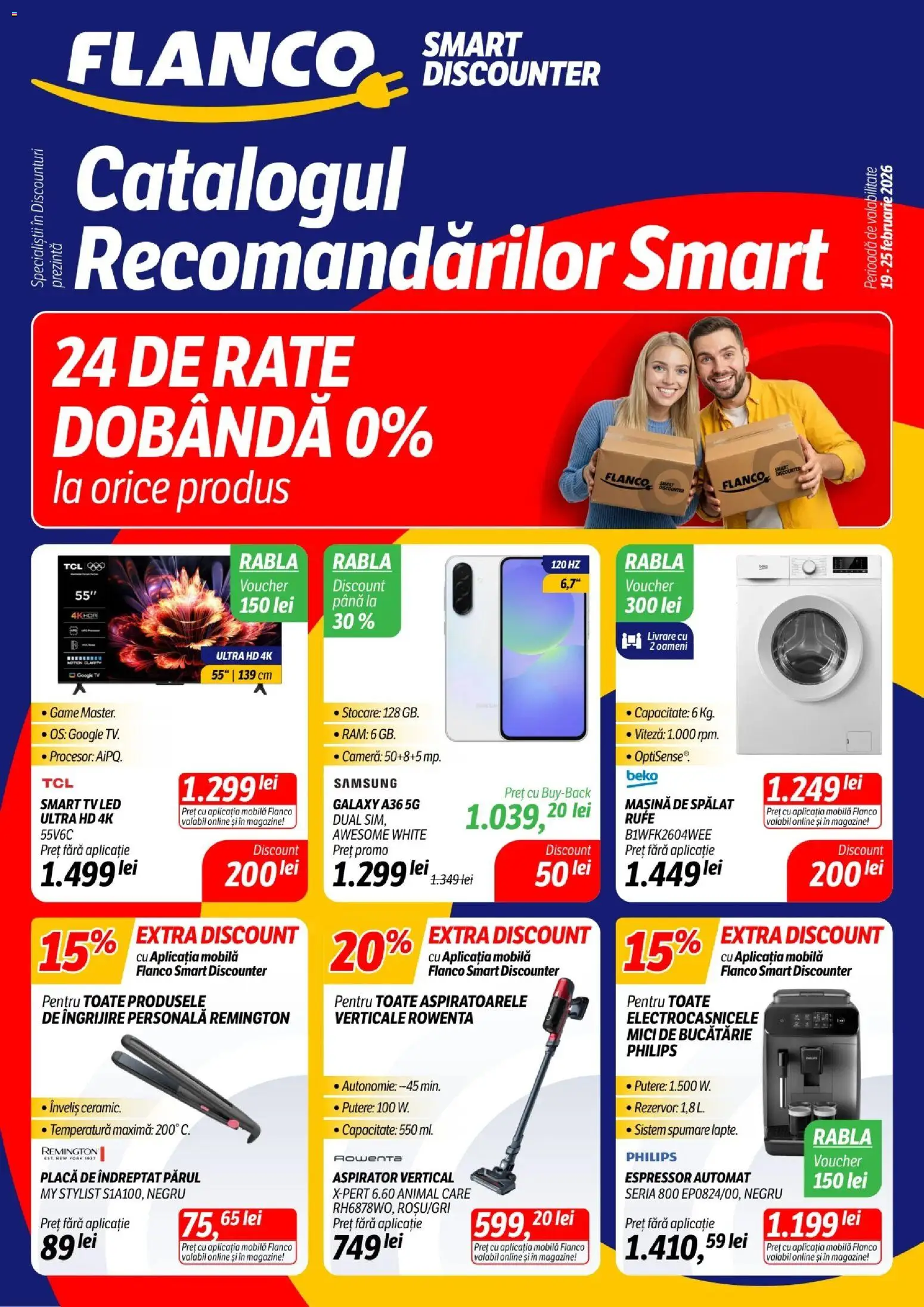 Noul catalog Flanco – valabil de la 19.02.2026 | Pagină: 1 | Produse: Espressor, Enginar, Bucătărie, Babak