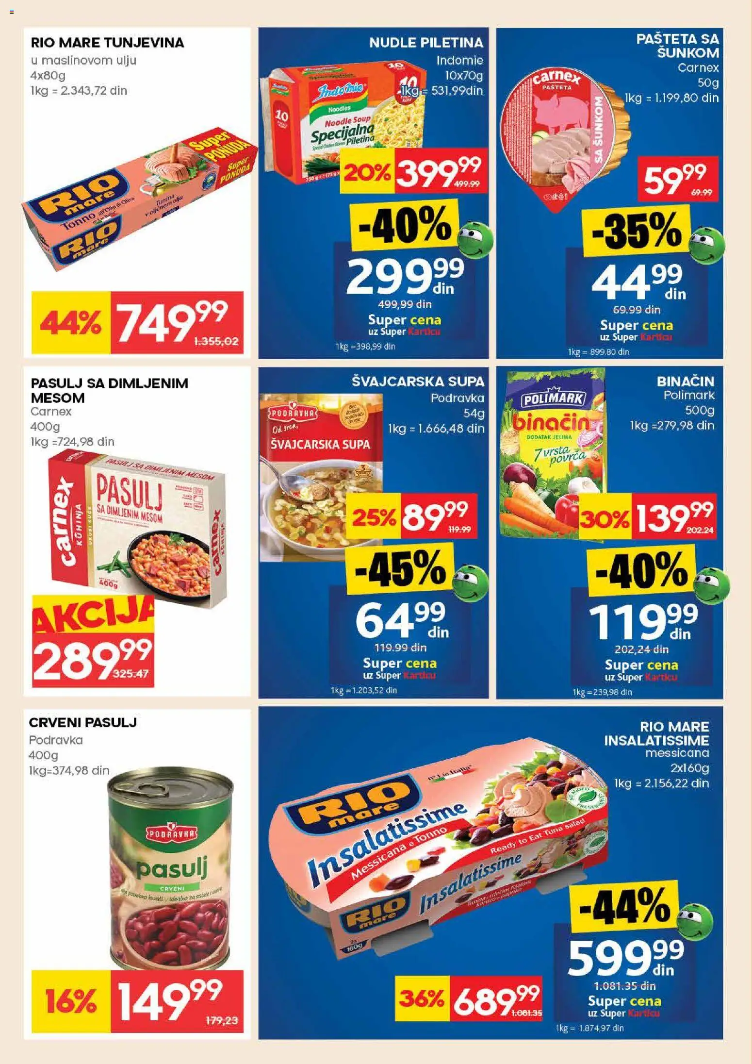 Idea katalog - važi od 23.04.2026 | Strana: 20 | Proizvode: Pasulj, Podravka, Piletina, Nudle