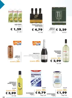 Anteprima del volantino VINO BIANCO FRIZZANTE CONAD, 1,5 l valido a partire dal 08.10.2025 | Pagina: 18