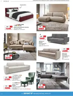 Pogląd oferty "Komfort Gazetka" - ważna od 11.02.2026 | Strona: 6 | Produkty: Łóżko, Sofa, Fotel