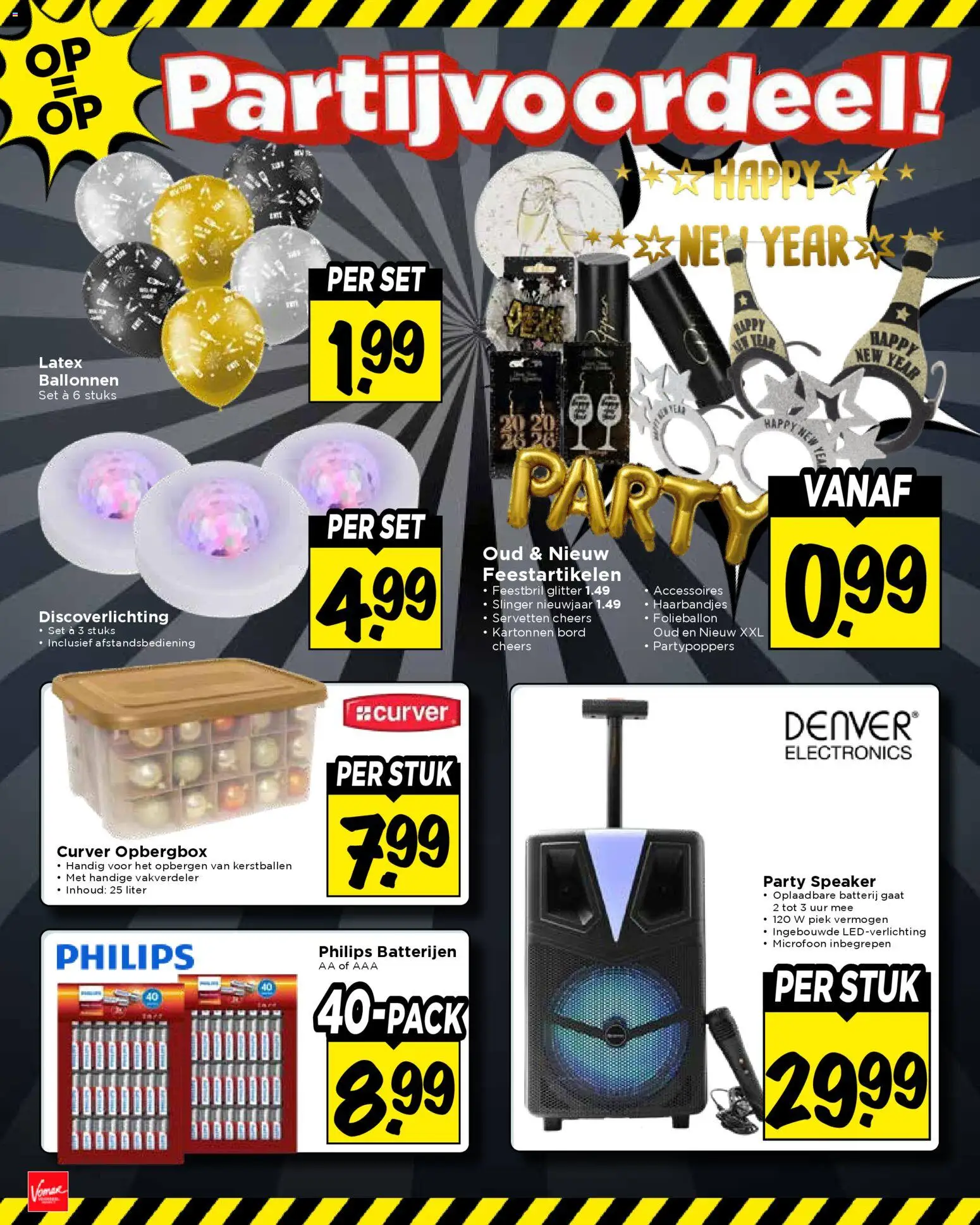 {H1} | Pagina: 39 | Producten: Feestartikelen, Speaker, Batterij, Batterijen