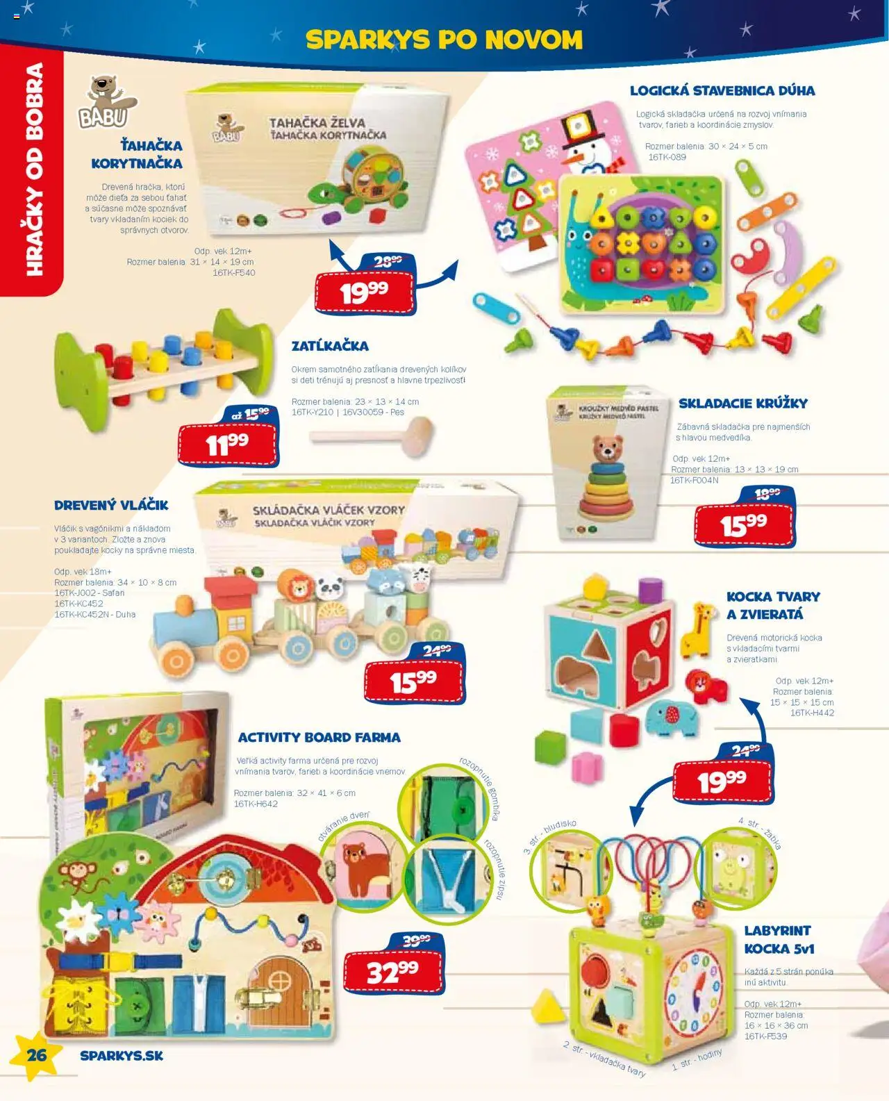 ALLTOYS letný katalóg │ platný od 26.06.2025 | Strana: 26 | Produkty: Hodiny, Hračky
