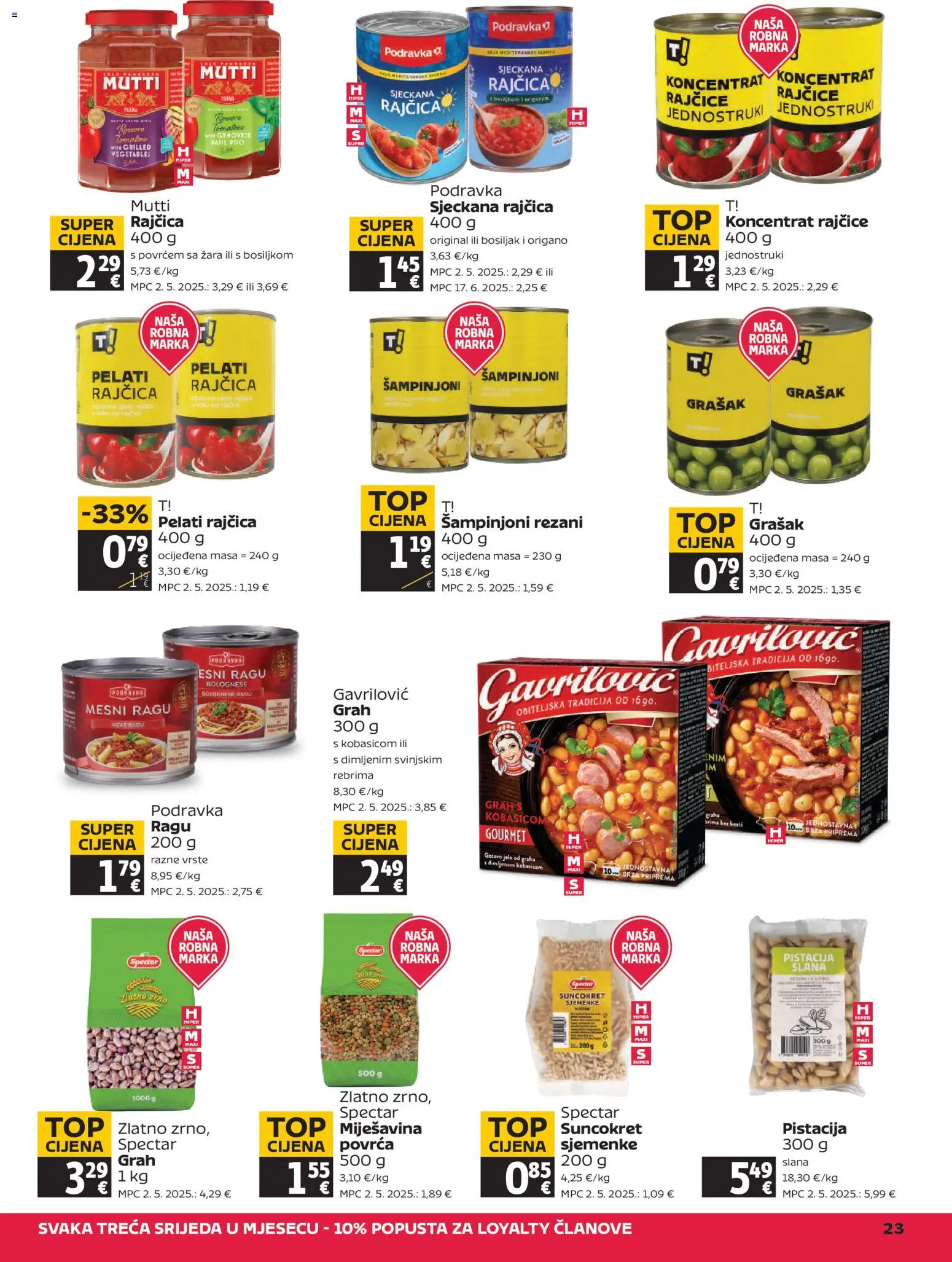 Tommy katalog | vrijedi od 15.01.2026 | Stranica: 23 | Proizvodi: Šampinjoni, Bosiljak, Rajčica, Suncokret