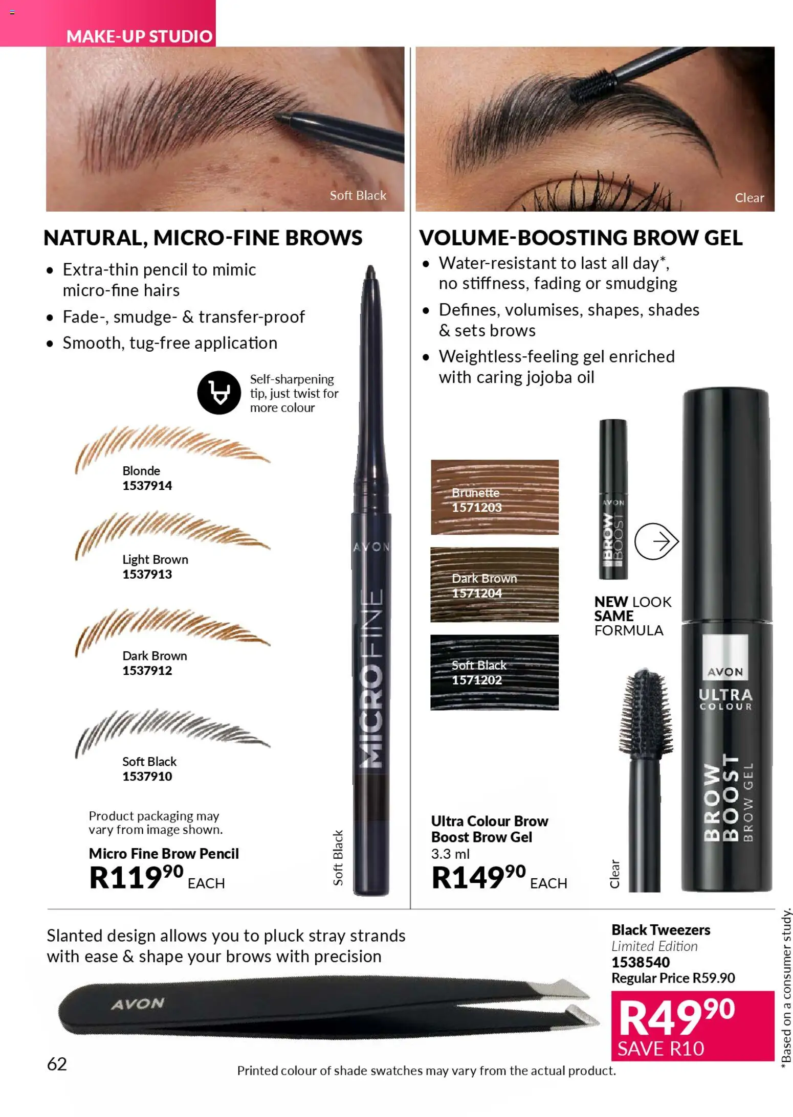 New Avon catalogue – valid from 01.01.2026 | Page: 62 | Products: Pencil, Light, Oil