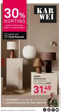 KARWEI - Folder - Voorbeeld van een folder van KARWEI, geldig van 15.09.2025
