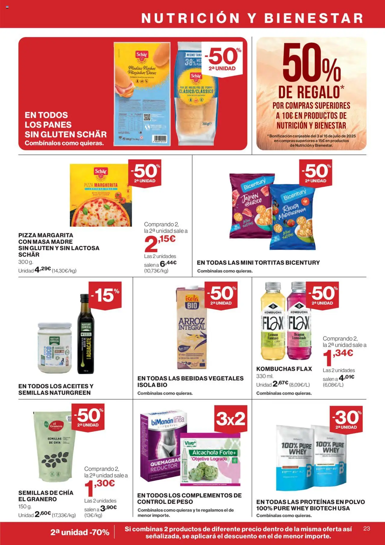 Supercor Canarias │ válido desde el 19.06.2025 | Página: 23 | Productos: Κουνουπίδι, Medias, Aceite, Jamón