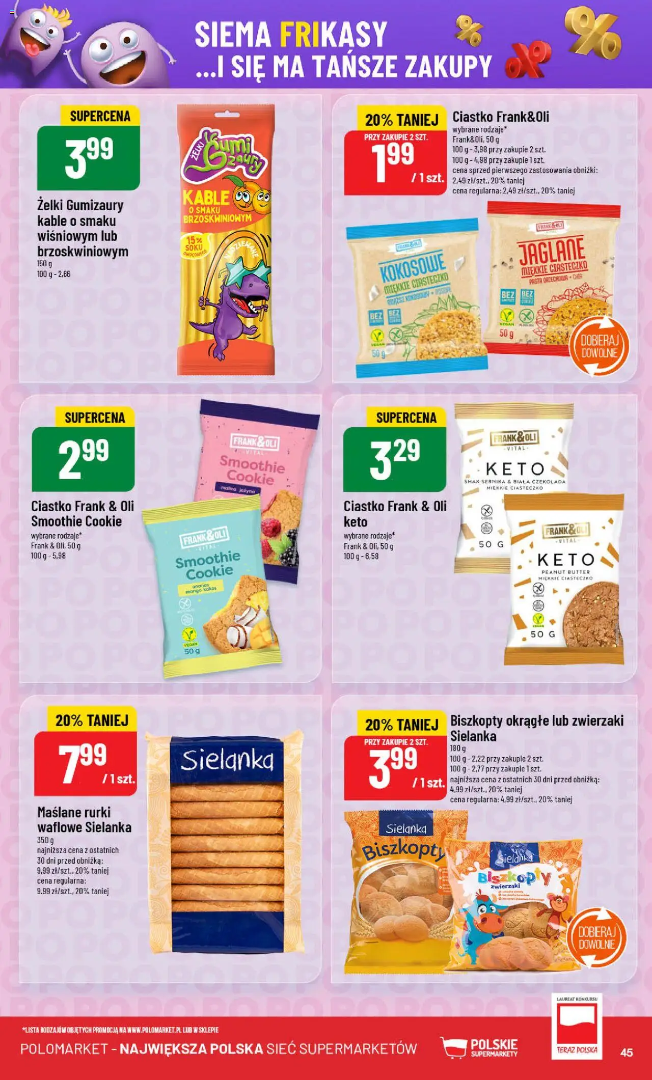 POLOmarket Gazetka od 04.06.2025 | Strona: 45 | Produkty: Mango, Malina, Smoothie, Rurki waflowe