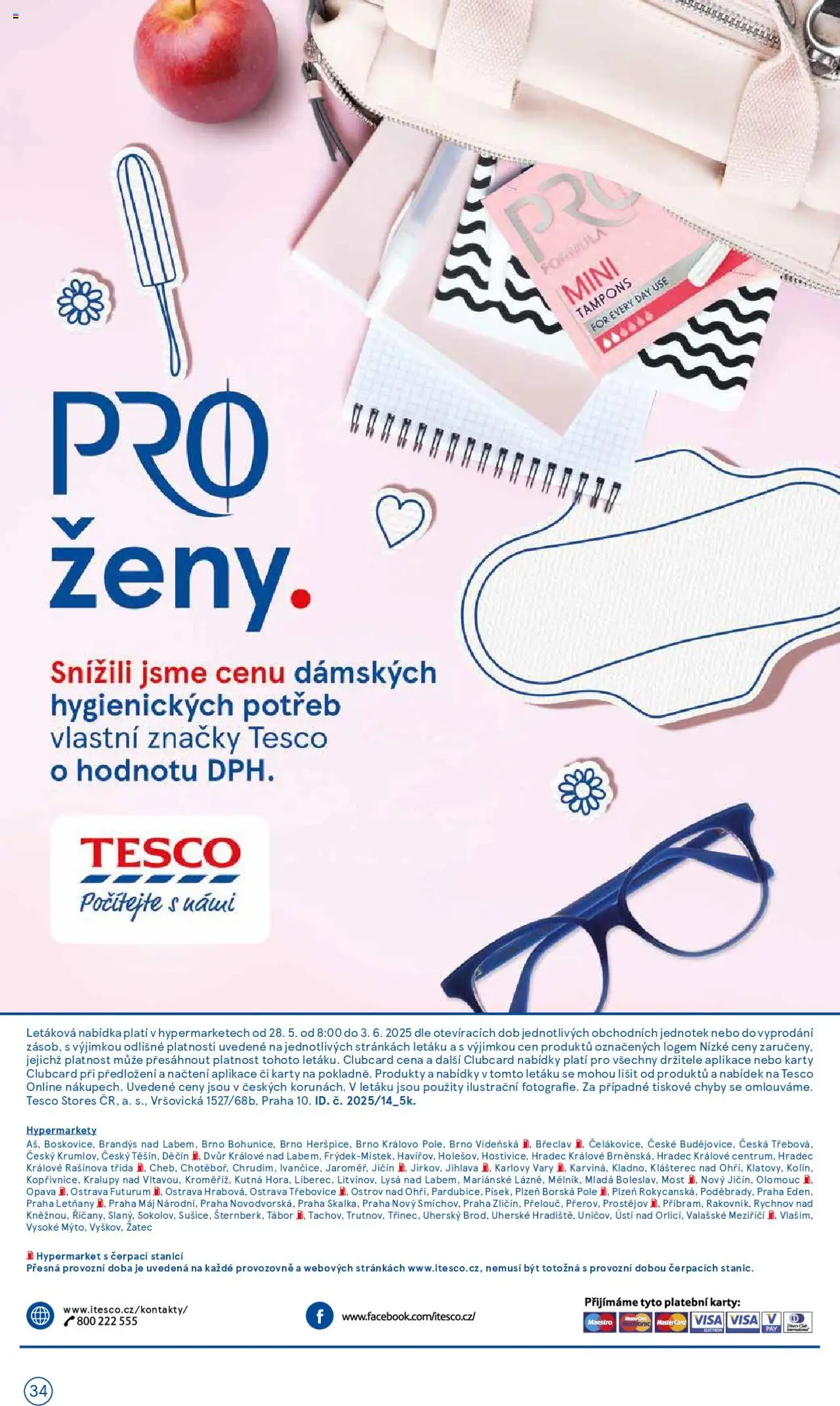 Tesco leták - Hypermarket od 28.05.2025 | Strana: 34 | Produkty: Mošt, Karty, Futurum