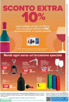Anteprima del volantino Carrefour Iper Vini - Torino catalogo valido a partire dal 17.02.2026 | Pagina: 18 | Prodotti: Cavatappi, Vino, Scaffale, Borsa