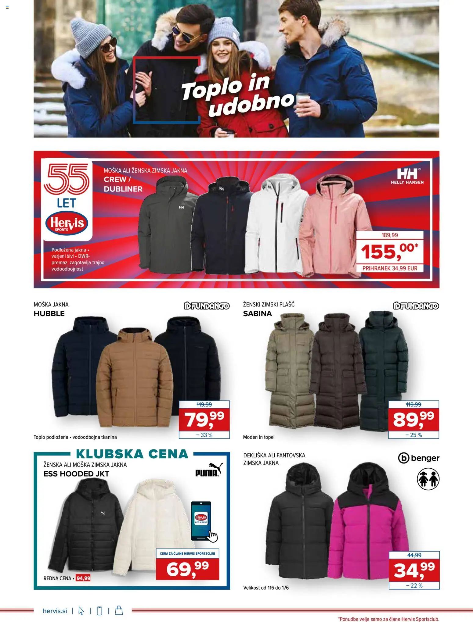 Novi Hervis katalog ponudbe – veljaven od 12.11.2025 | Stran: 6 | Izdelki: Jakna, Plasc