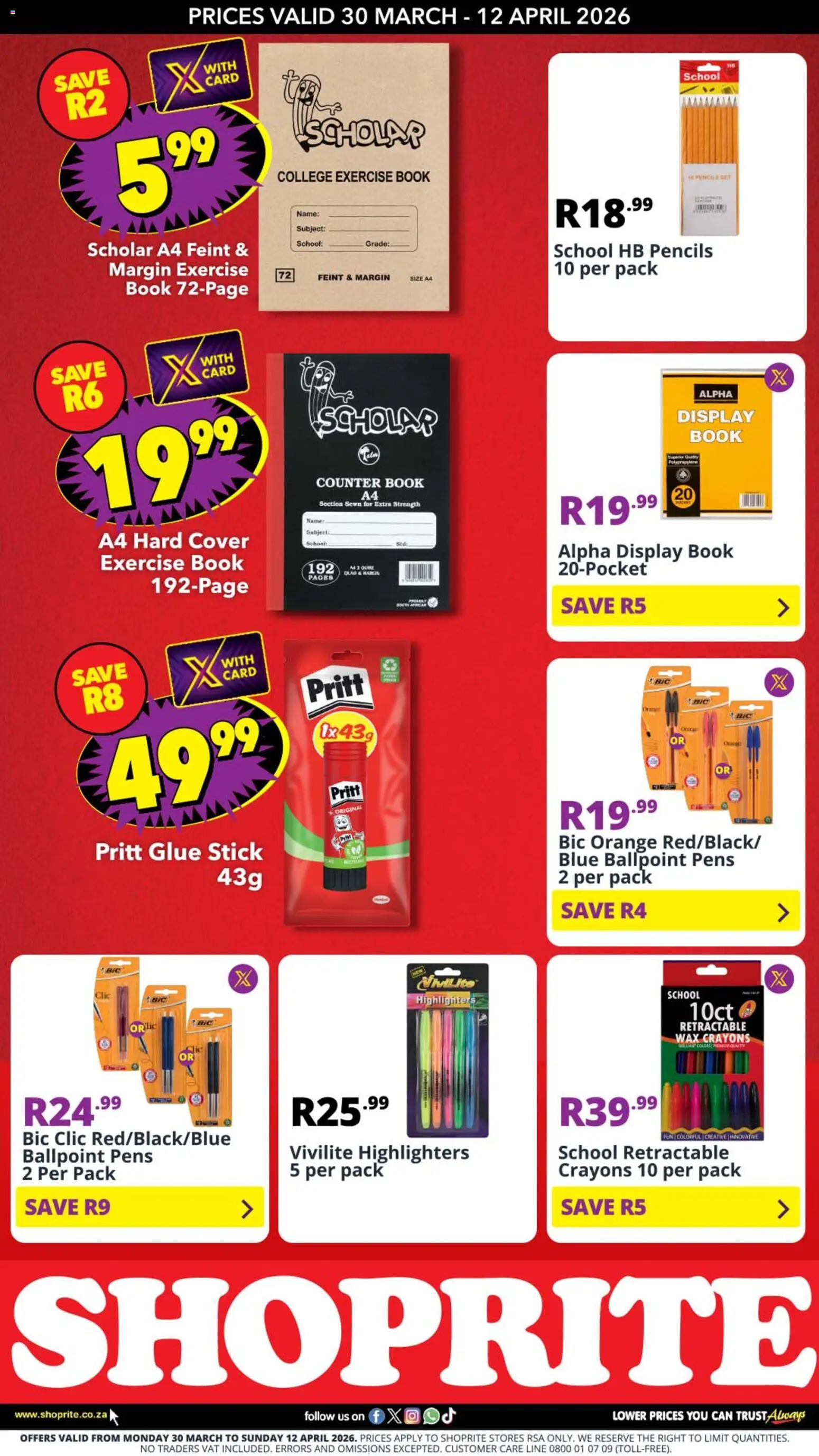New Shoprite catalogue – valid from 30.03.2026 | Page: 2 | Products: Cover, Wax