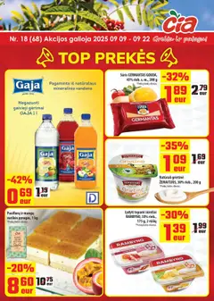 ČIA MARKET leidinys galioja nuo 09.09.2025