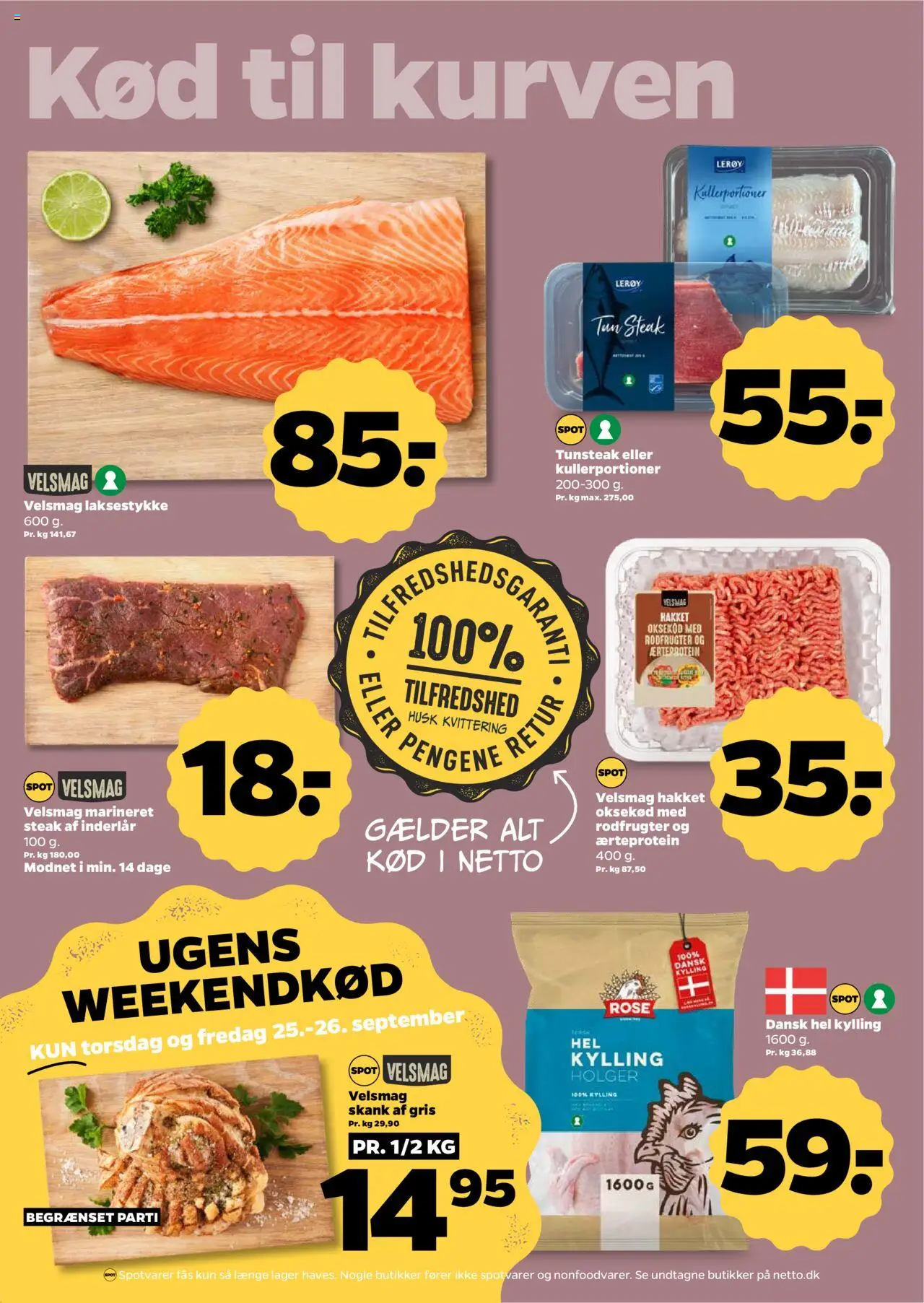 Netto tilbudsavis – gyldig fra 20.09.2025 | Side: 10 | Produkter: Oksekød