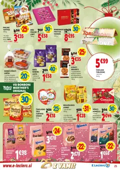 E.leclerc katalog akcije – veljaven od 10.12.2025 | Stran: 25 | Izdelki: Keksi, Bonboni, Bonboniera, Piskoti