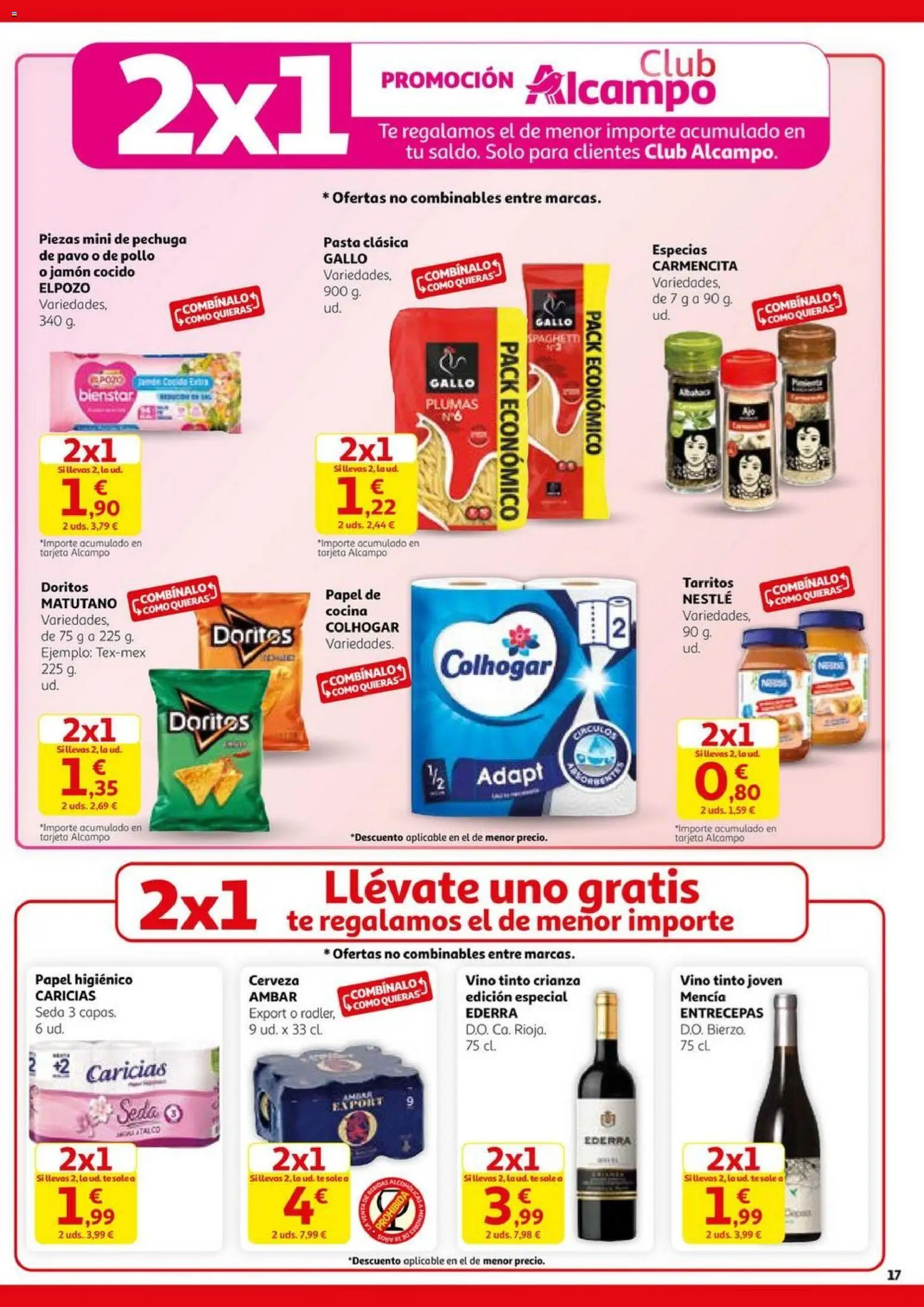 Alcampo - BlackFriday │ válido desde el 06.11.2025 | Página: 17 | Productos: Jamón, Jamón cocido, Pasta, Cocina