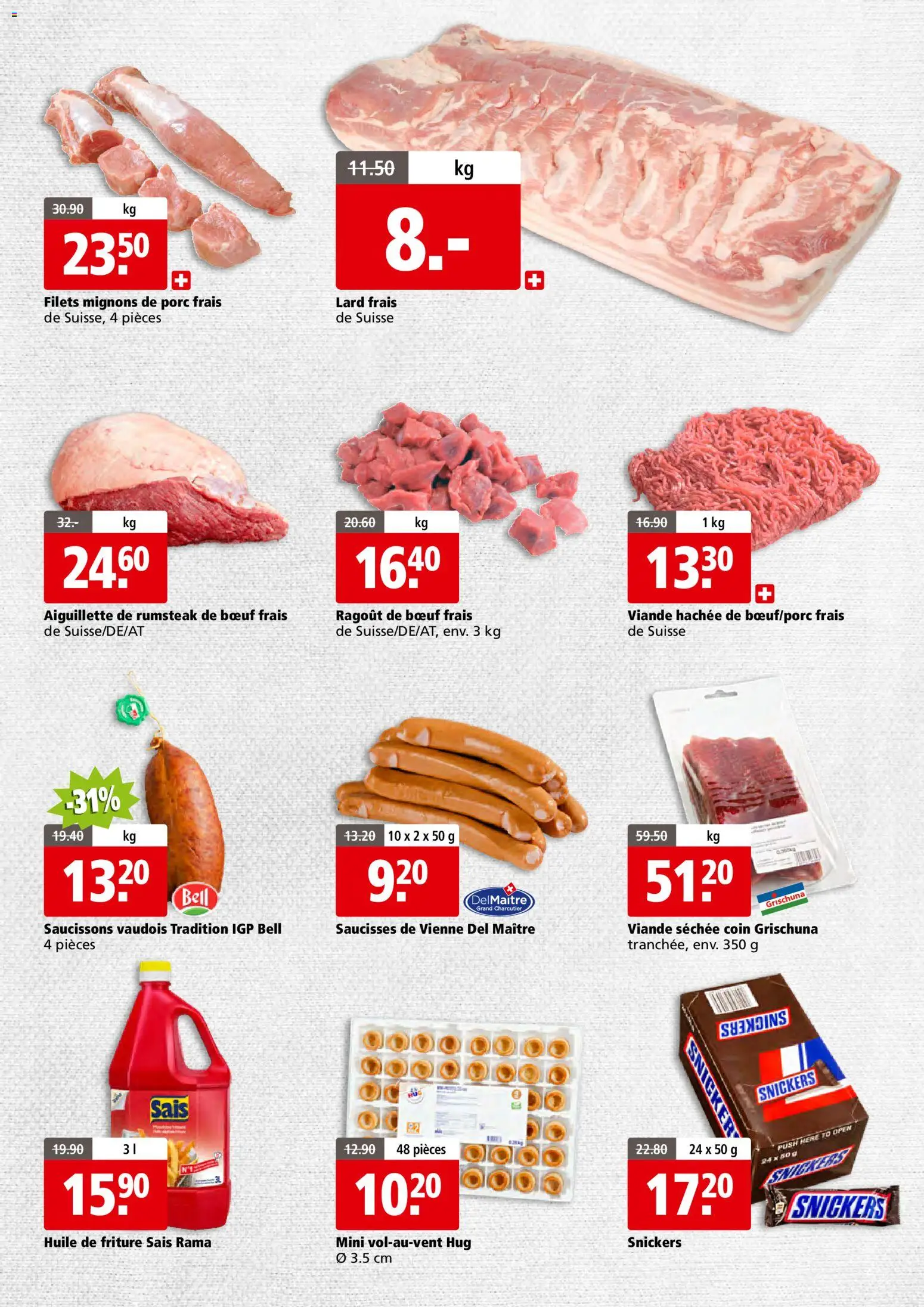 Aligro Aktionen Businesskunden - Chavannes, Matran, Genève, Sion – gültig ab 19.01.2026 | Seite: 3 | Produkte: Snickers