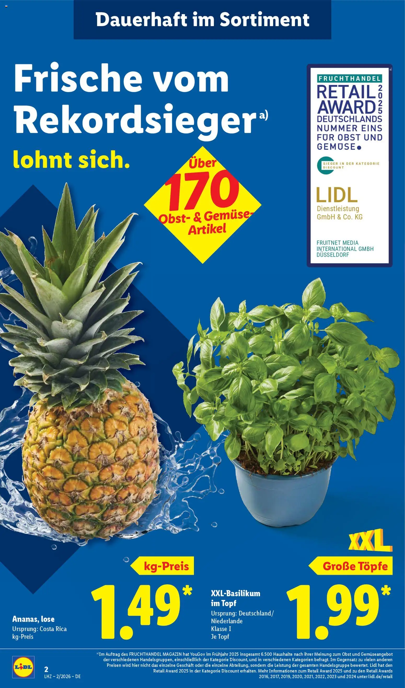 Lidl - Prospekt – gültig ab 05.01.2026 | Seite: 4 | Produkte: Gemüse, Obst