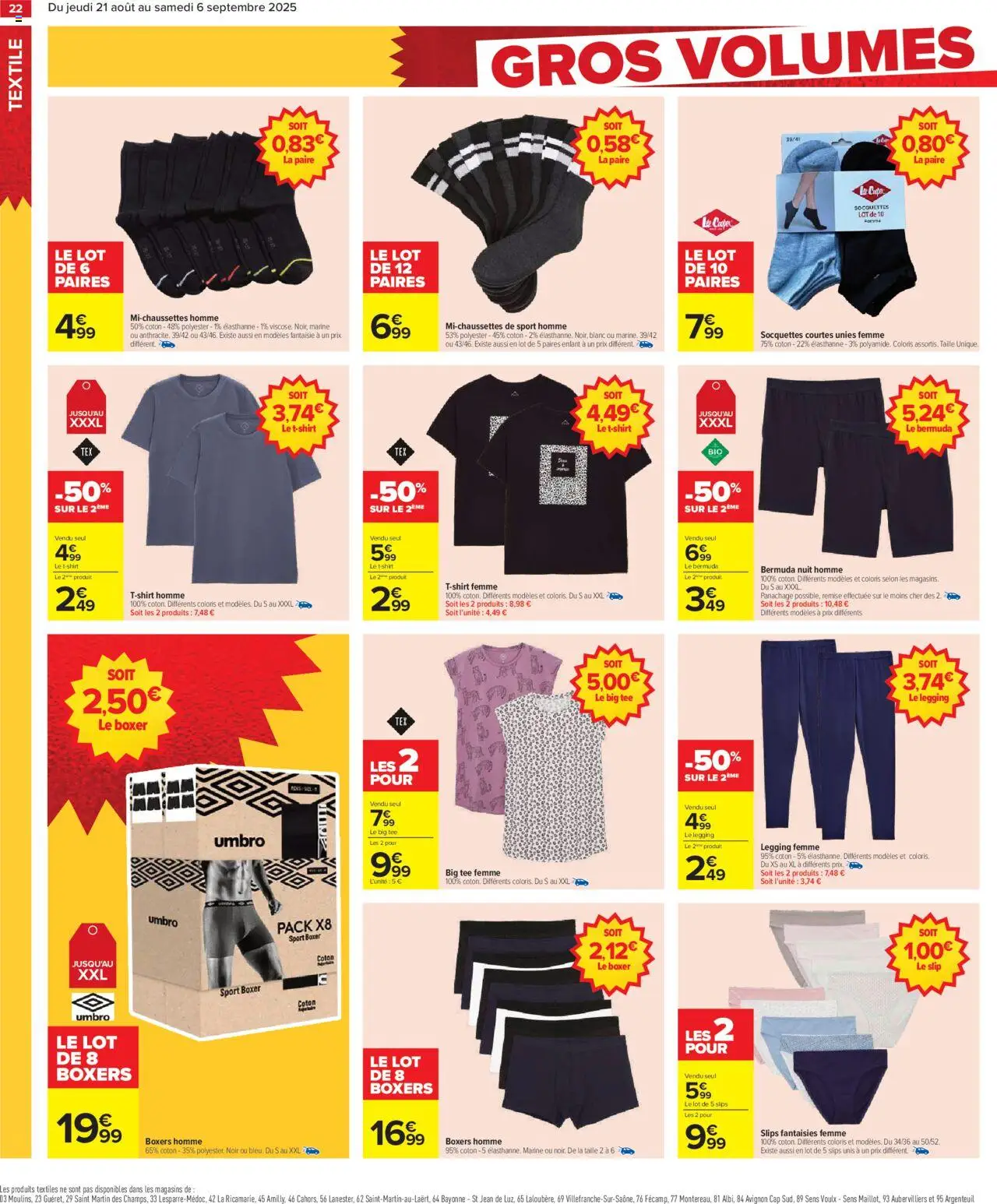  | Page: 24 | Produits: Bermuda, Coton, Slips