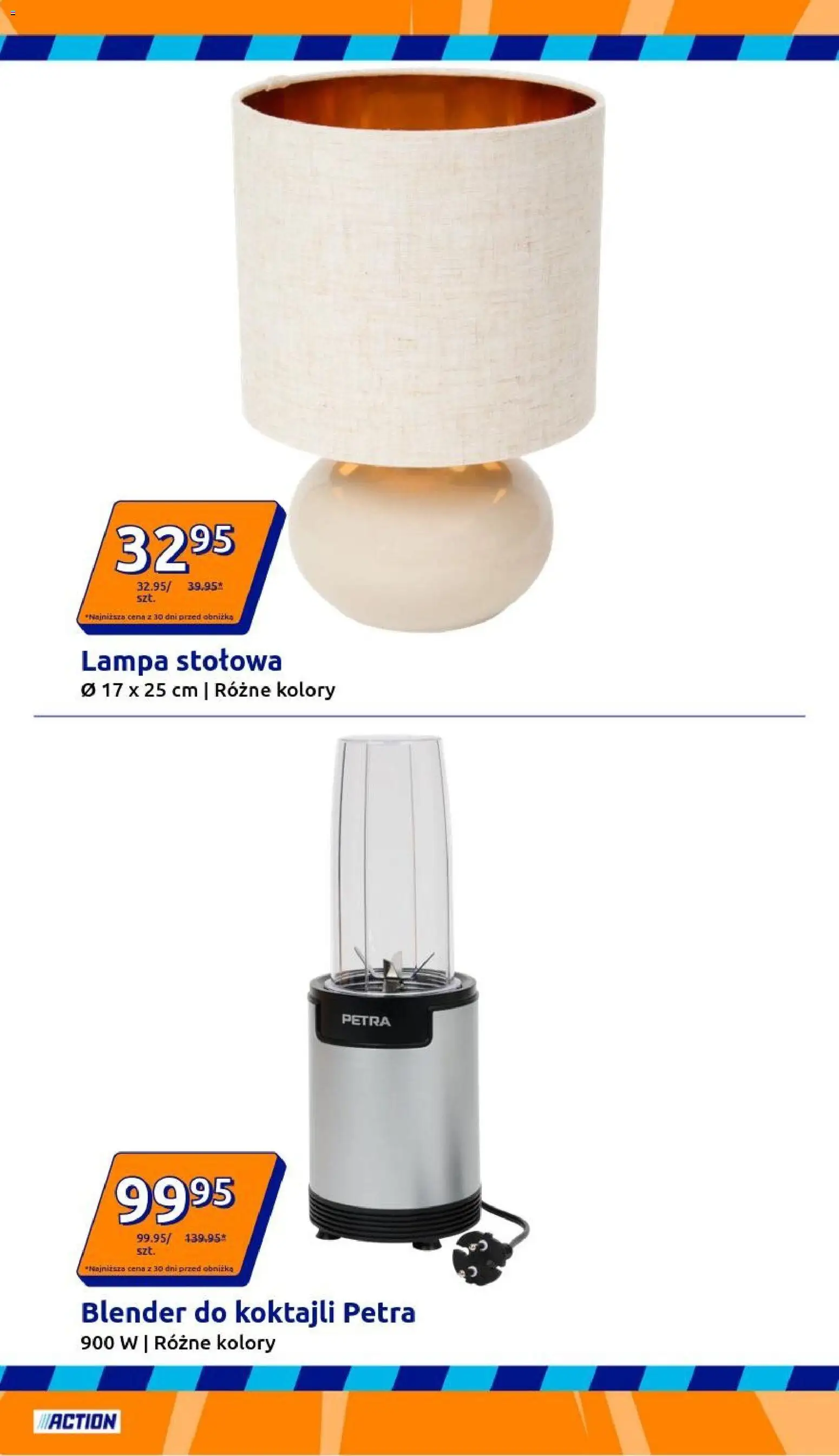 Action Gazetka od 31.12.2025 | Strona: 10 | Produkty: Lampa, Blender