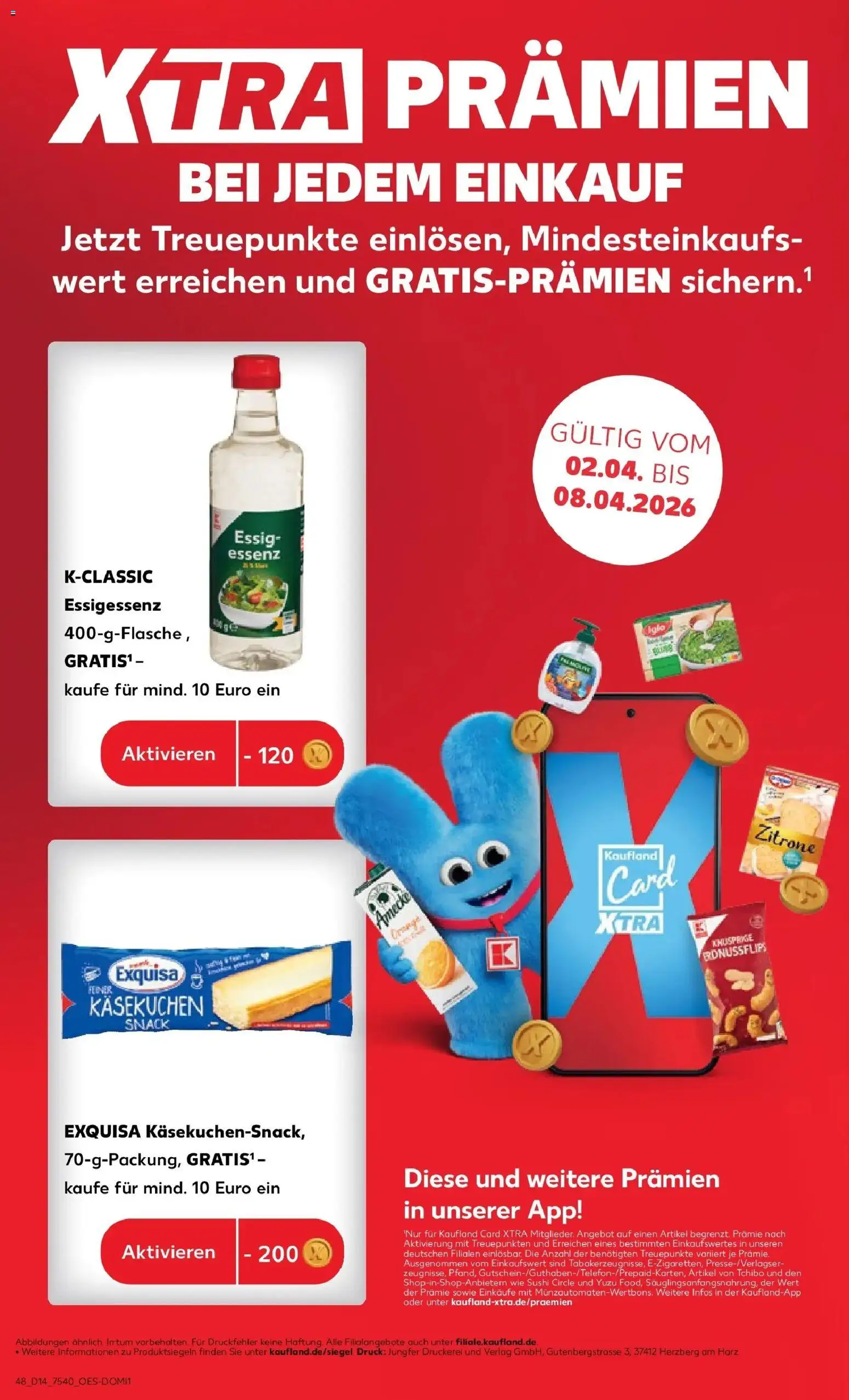Kaufland Prospekt Arnstadt	 – gültig ab 30.03.2026 | Seite: 62 | Produkte: Essig, Exquisa, Zitrone