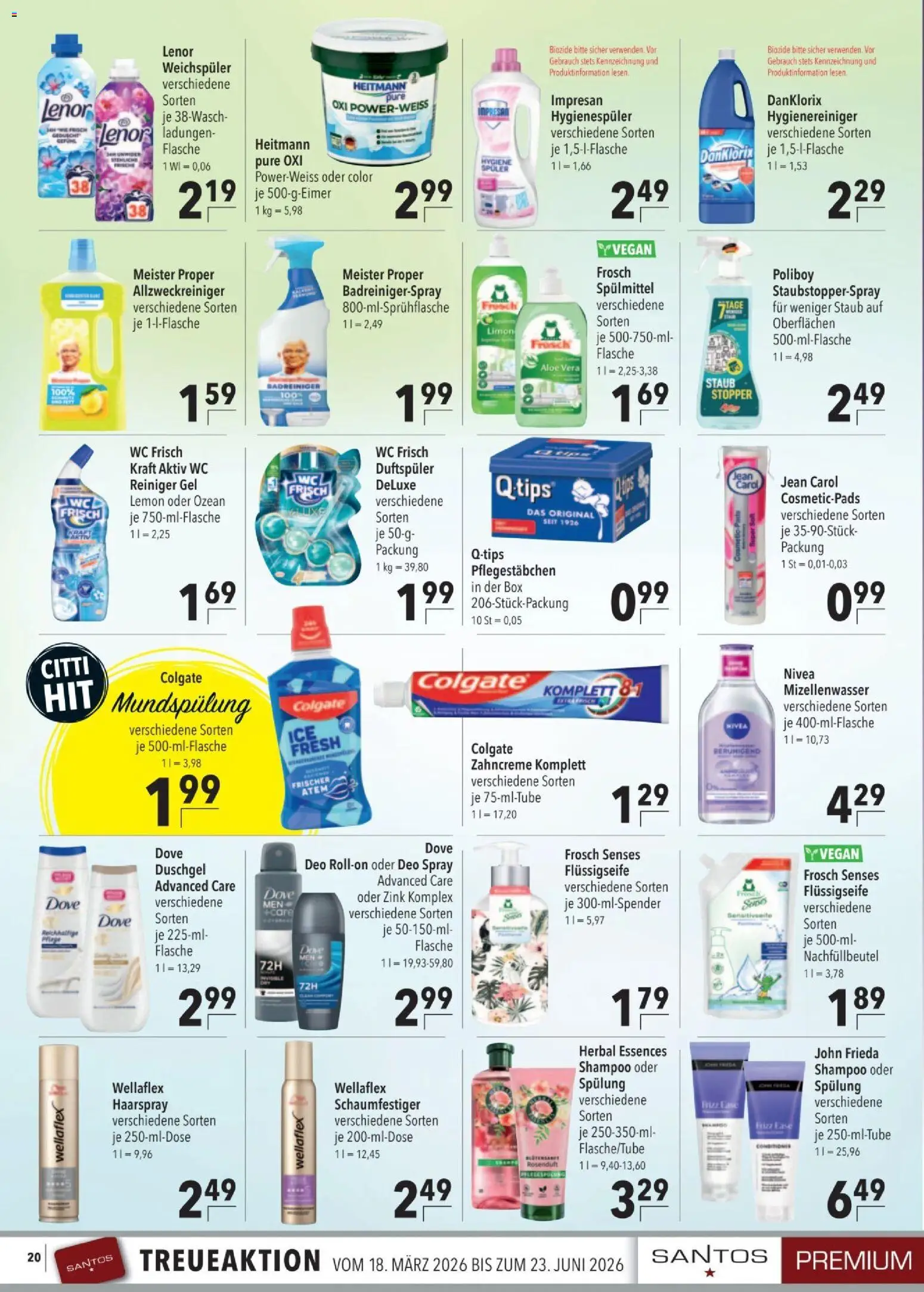 CITTI tilbudsavis – gyldig fra 17.03.2026 | Side: 20 | Produkter: Shampoo