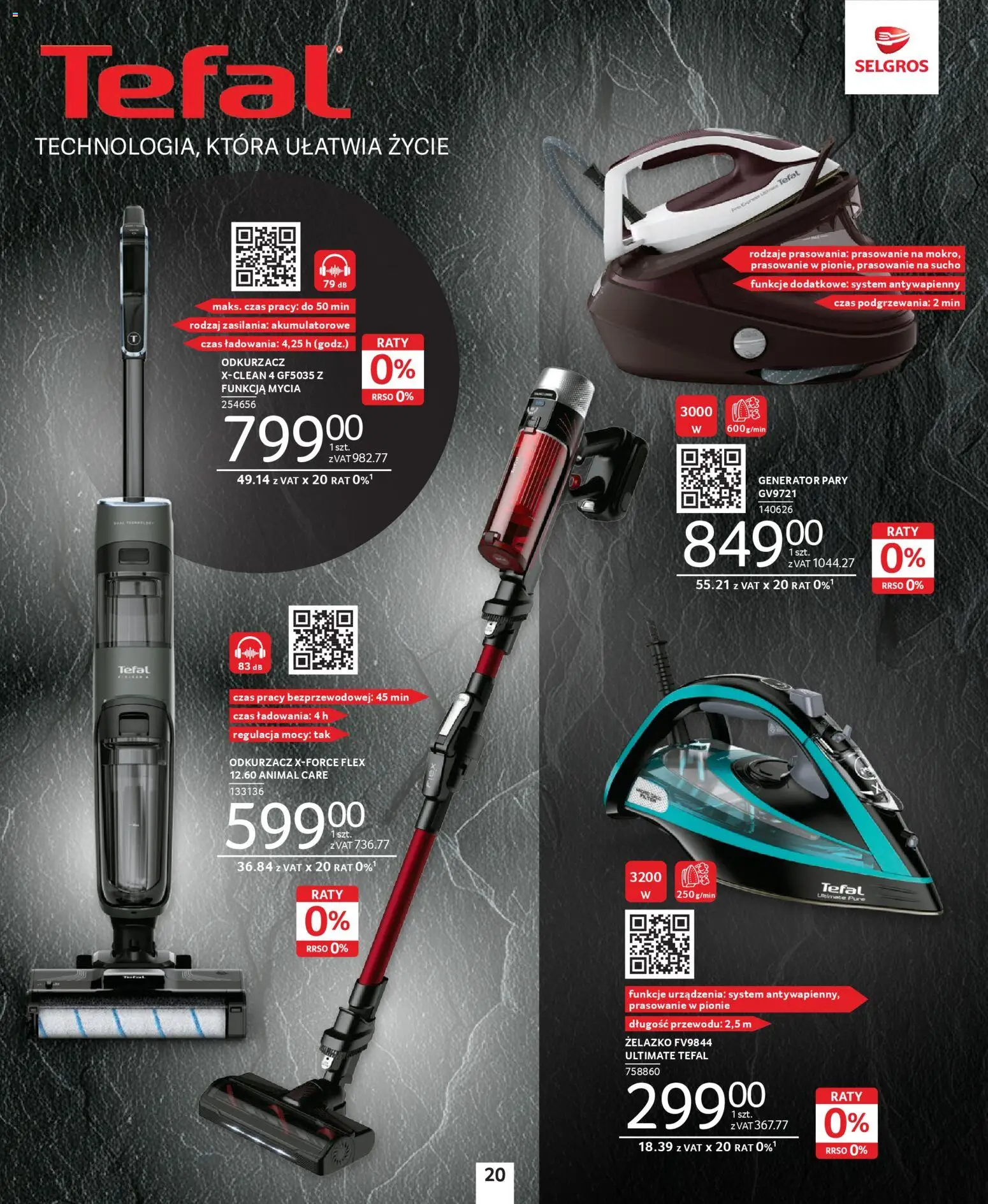 Selgros cash&carry Gazetka - Premium Nonfood od 04.12.2025 | Strona: 7 | Produkty: Odkurzacz, Generator pary, Tefal