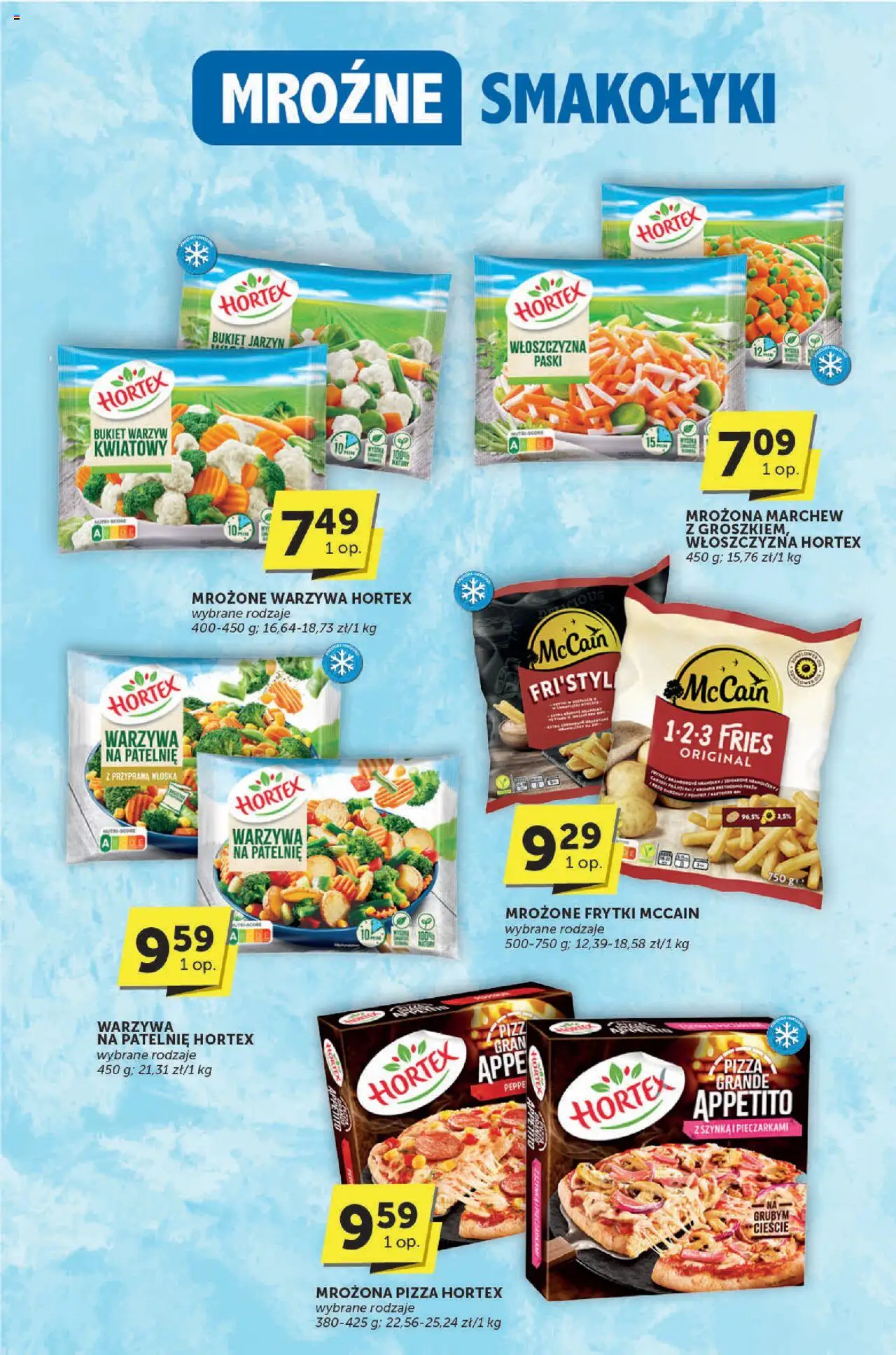 Groszek Gazetka - Katalog od 12.06.2025 | Strona: 10 | Produkty: Warzywa na patelnie, Szynka, Frytki, Warzywa