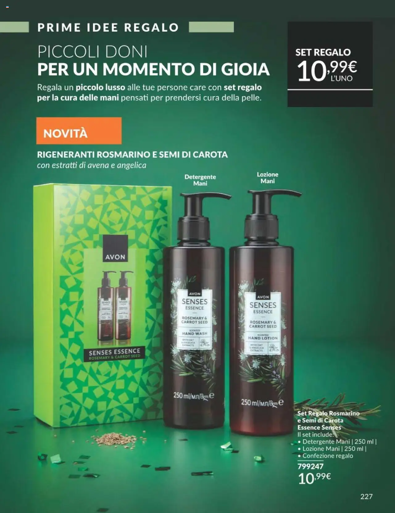 Volantino Avon del 01.10.2025 | Pagina: 227 | Prodotti: Rosmarino, Detergente, Carota