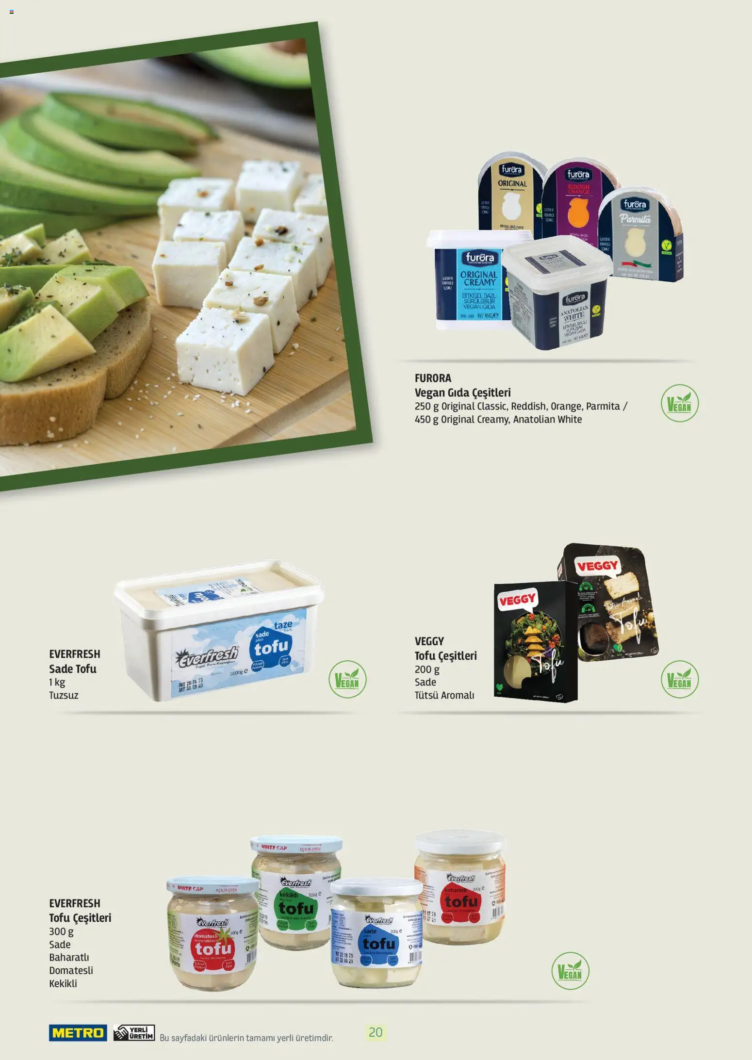 Metro - Bitki Bazlı ve Vegan 2025 - 21.10.2025 tarihinden itibaren geçerlidir | Sayfa: 20