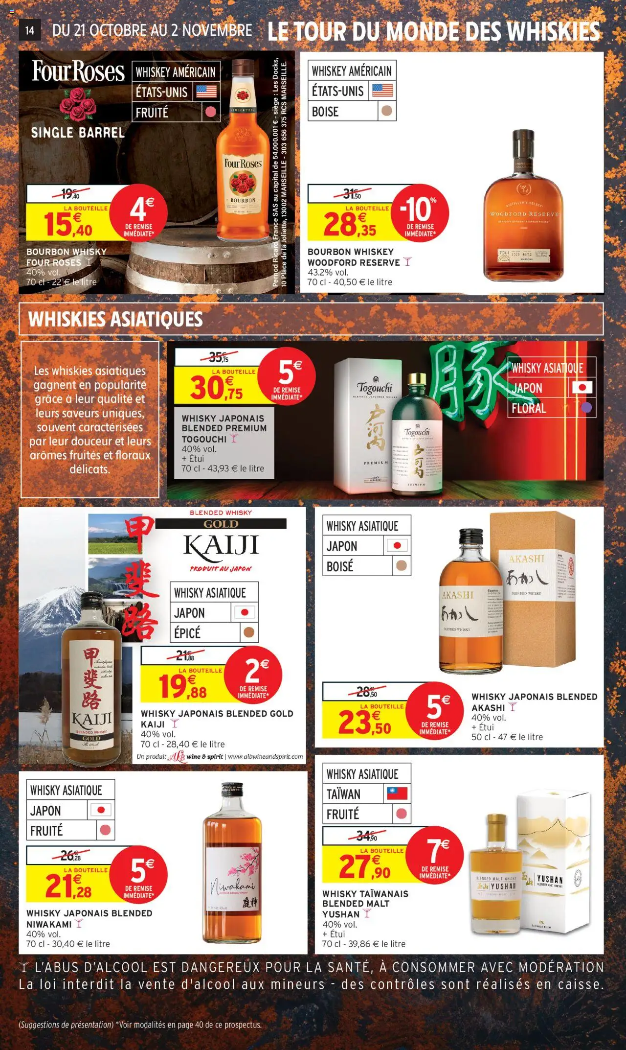 {H1} | Page: 14 | Produits: Whisky, Ricard, Whisky japonais, Bourbon