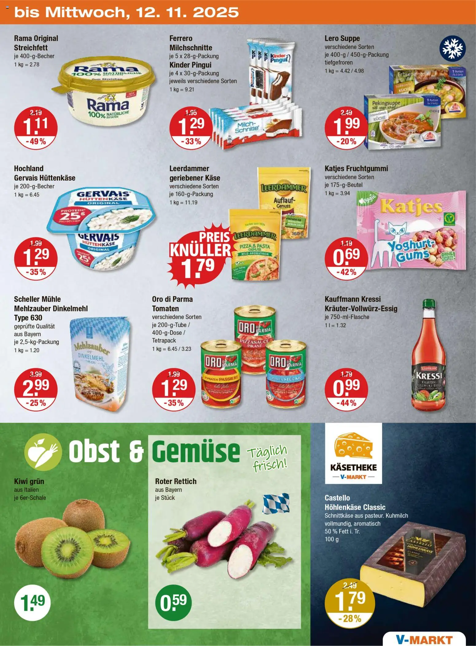 V-Markt - Black Friday – gültig ab 06.11.2025 | Seite: 19 | Produkte: Katjes, Leerdammer, Pasta, Pizza