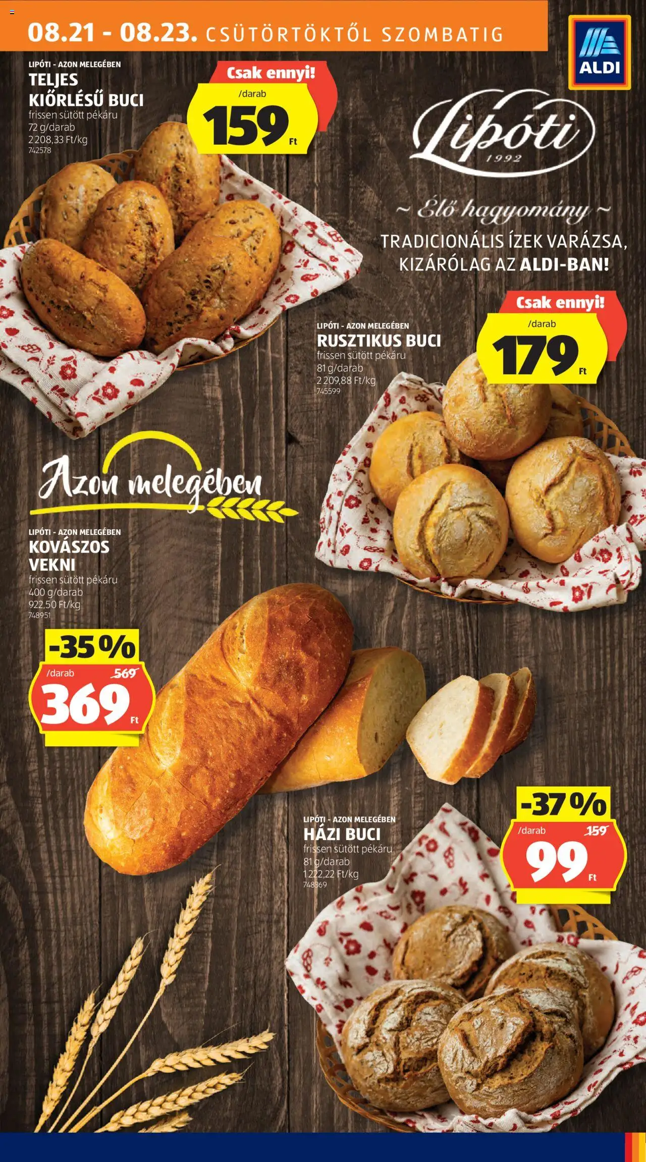 Aldi akciós ujság - amely érvényes a következő dátumtól: 21.08.2025 | Oldal: 15