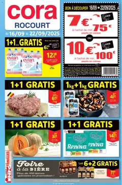 Cora - Les offres chez cora Rocourt  - Voorbeeld van een folder van Cora, geldig van 16.09.2025