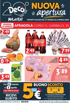 Anteprima del volantino Decò volantino Apertura Afragola valido a partire dal 27.03.2026