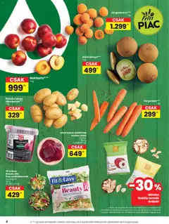 Spar akciós ujság - amely érvényes a következő dátumtól: 26.06.2025 | Oldal: 4 | Termékek: Nektarin, Sárgarépa, Sárgabarack, Kapu