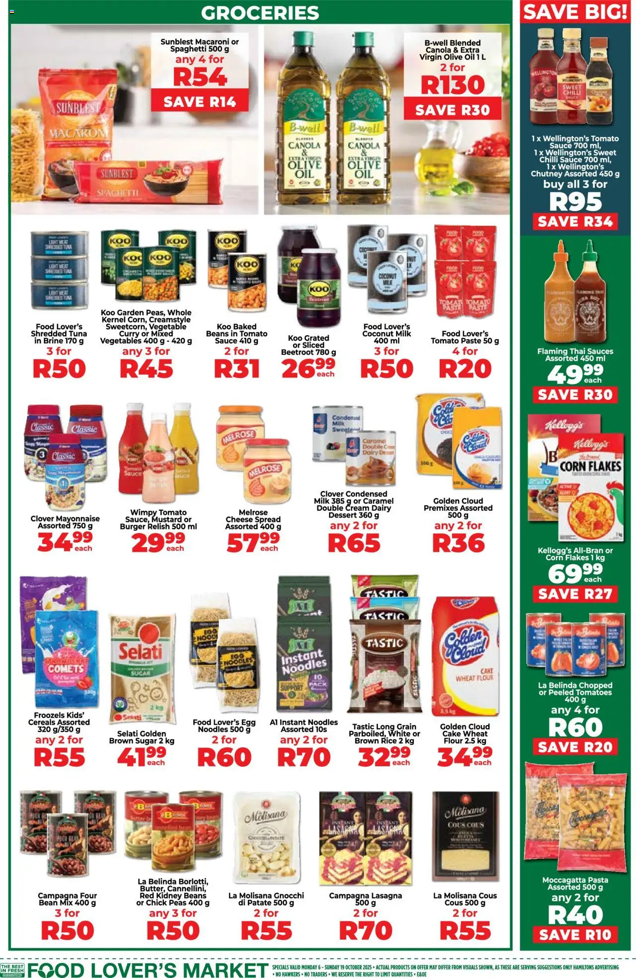 New Food Lover's Market catalogue – valid from 06.10.2025 | Page: 7 | Products: Beans, Tomatoes, Rice, Mustard