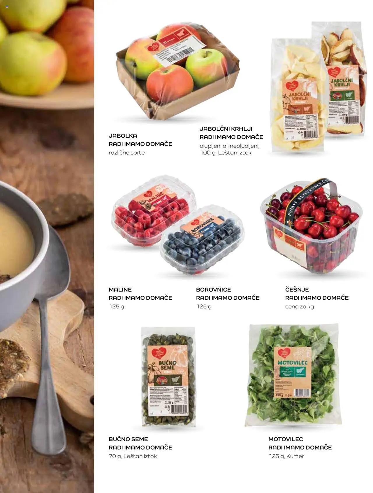 Mercator katalog radi imamo domače domače je preprosto dobro │ velja od 07.03.2024 | Stran: 21 | Izdelki: Jabolka, Borovnice, Maline