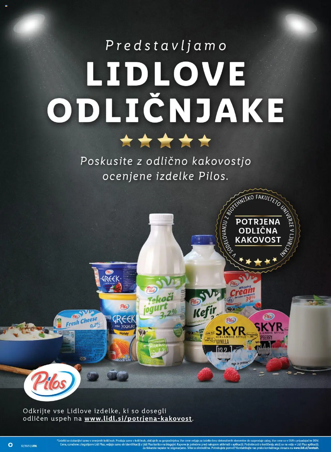 Lidl katalog │ velja od 07.08.2025 | Stran: 18 | Izdelki: Kefir, Skyr, Mleko, Jogurt
