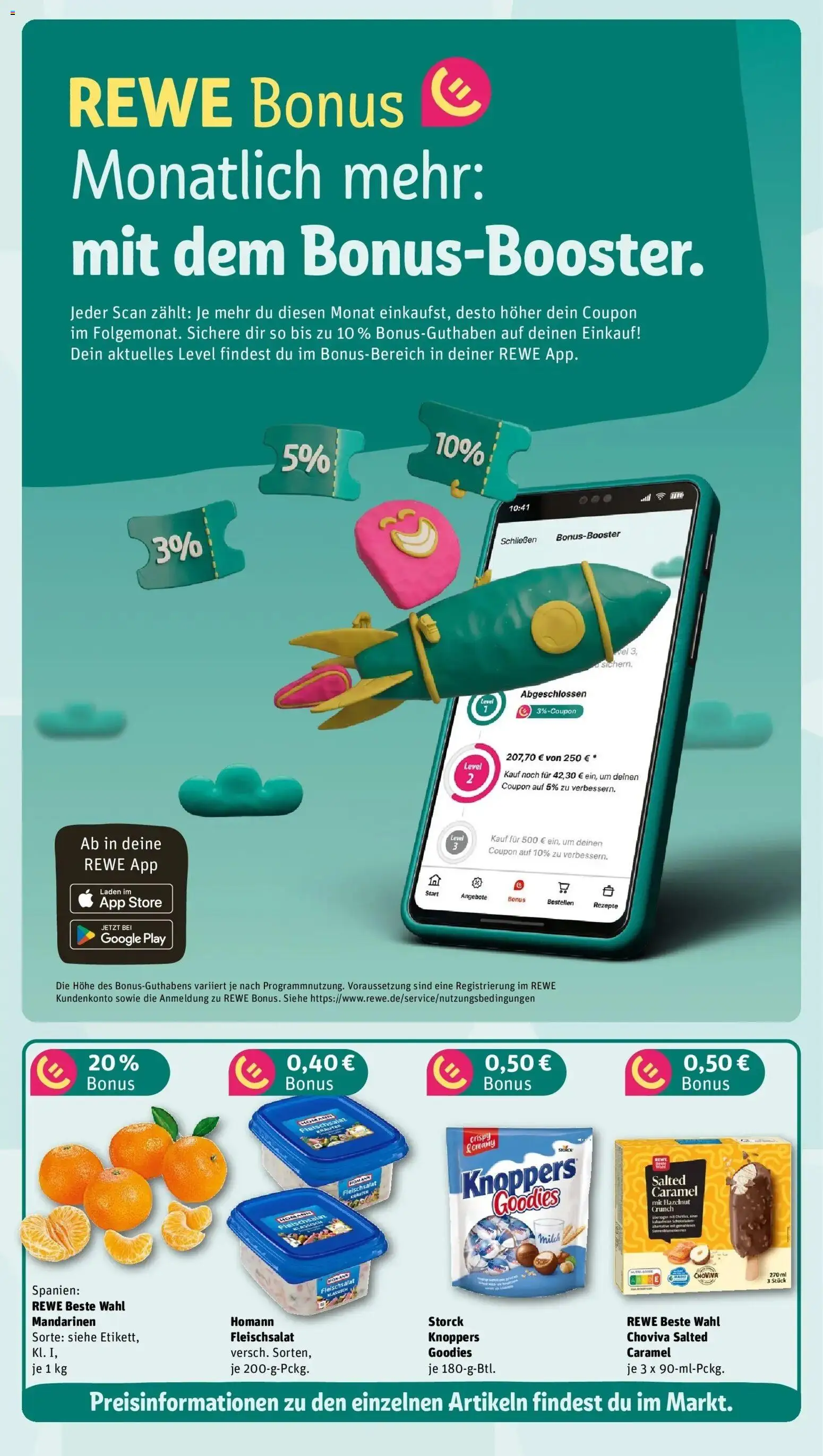 Rewe Prospekt Berlin / Lichtenberg	 – gültig ab 05.04.2026 | Seite: 3 | Produkte: Milch, Mandarinen, Knoppers