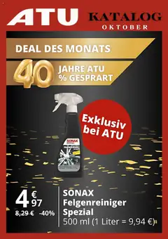 ATU Prospekt 	 ab 01.10.2025 gültig