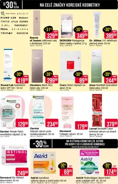 Náhled letáku Dr. Althea 147 zklidňující pleťový krém 50 ml, Zklidňující pleťový krém 50 ml od 23.04.2026 | Strana: 6 | Produkty: Olej, Náplasti na akné, Náplast, Maska