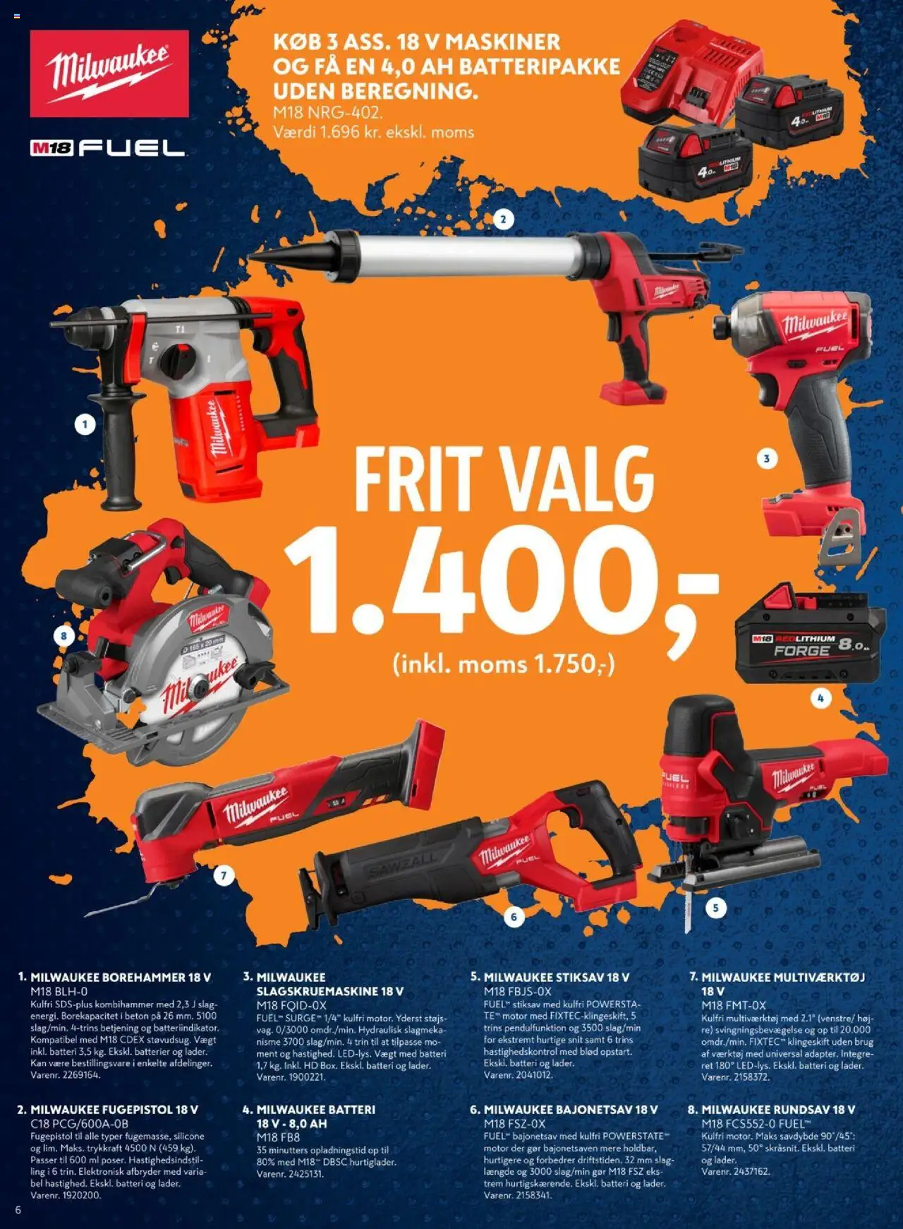 Davidsen tilbudsavis – gyldig fra 10.10.2025 | Side: 6 | Produkter: Te, Batterier, Batteri